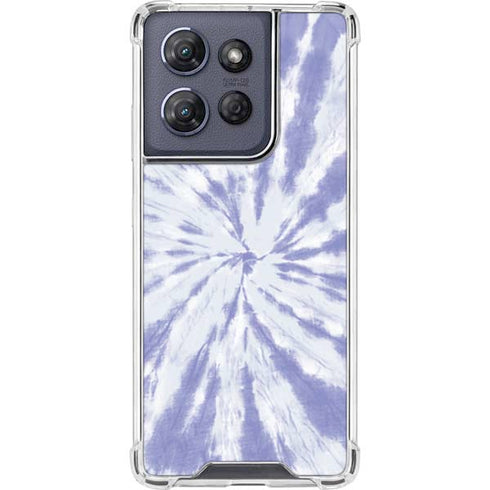 Purple Tie Dye Moto G Power 5G (2025) Clear Case